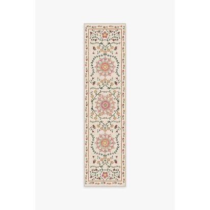 Suzani Coral Rug - 75 x 305 cm - All-In-One Rug