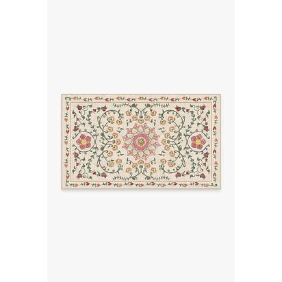 Suzani Coral Rug - 90 x 150 cm - All-In-One Rug