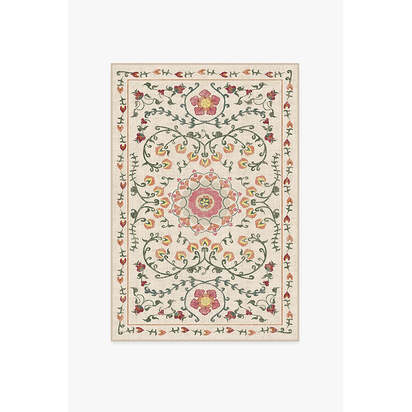 Suzani Coral Rug - 120 x 185 cm - All-In-One Rug