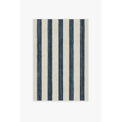 Sumi Sailor Stripe Navy Rug - 120 x 185 cm - All-In-One Rug
