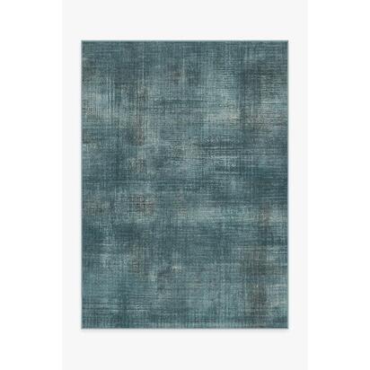 Sudaria Solid Teal Blue Rug - 150 x 215 cm - All-In-One Rug