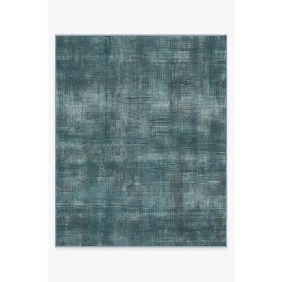 Sudaria Solid Teal Blue Rug - 245 x 305 cm - All-In-One Rug