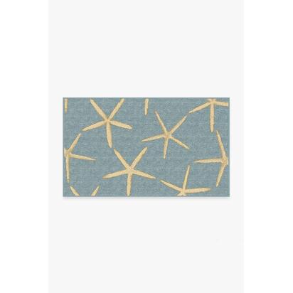 Starfish Pale Blue Rug - 90 x 150 cm - All-In-One Rug