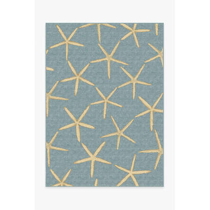 Starfish Pale Blue Rug - 150 x 215 cm - All-In-One Rug