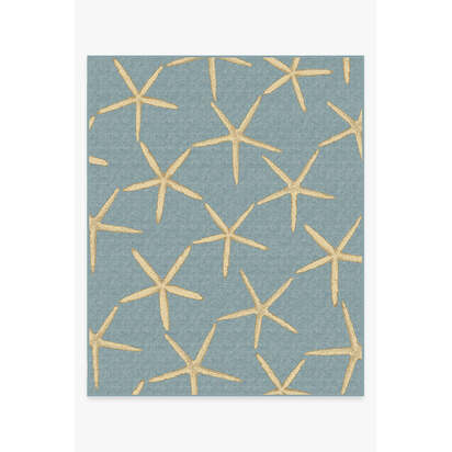 Starfish Pale Blue Rug - 245 x 305 cm - All-In-One Rug