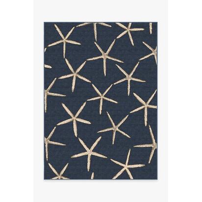 Starfish Navy Rug - 150 x 215 cm - All-In-One Rug