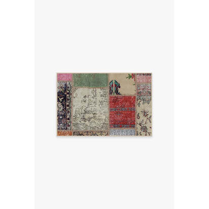 Patchwork Boho Rug - 60 x 90 cm - All-In-One Rug