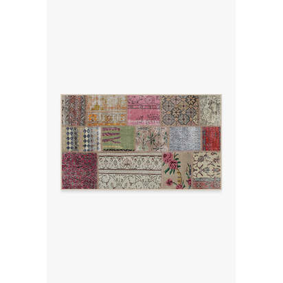 Patchwork Boho Rug - 90 x 150 cm - All-In-One Rug