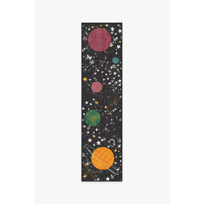Outer Space Black Rug - 245 x 305 cm - All-In-One Rug