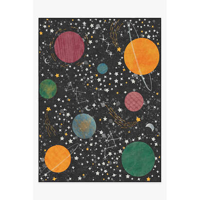 Outer Space Black Rug - 275 x 365 cm - All-In-One Rug