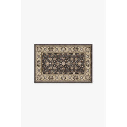 Odette Dark Wood Rug - 60 x 90 cm - All-In-One Rug