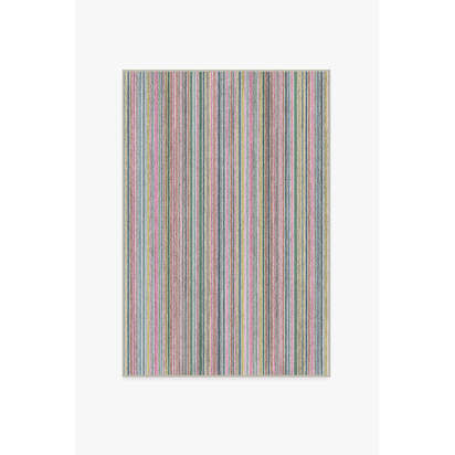 Multi Stripe Polychrome Rug - 120 x 185 cm - All-In-One Rug