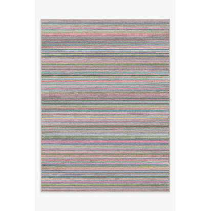 Multi Stripe Polychrome Rug - 275 x 365 cm - All-In-One Rug