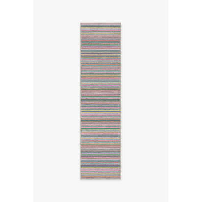 Multi Stripe Polychrome Rug - 275 x 365 cm - All-In-One Rug