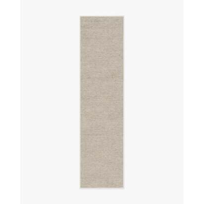 Melange Solid Light Grey Rug - 75 x 215 cm - All-In-One Rug