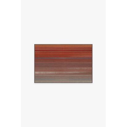 Linear Striped Multicolour Rug - 60 x 90 cm - All-In-One Rug