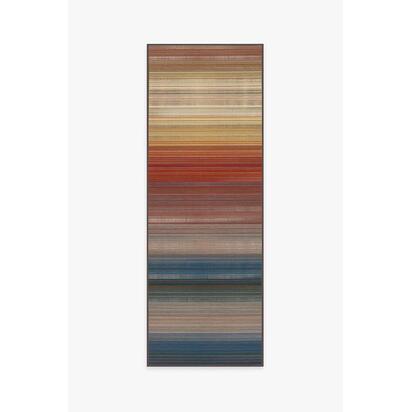 Linear Striped Multicolour Rug - 75 x 215 cm - All-In-One Rug
