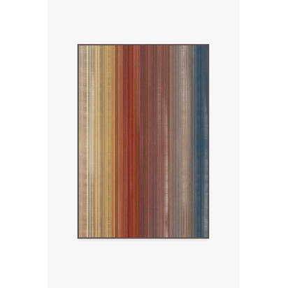 Linear Striped Multicolour Rug - 120 x 185 cm - All-In-One Rug