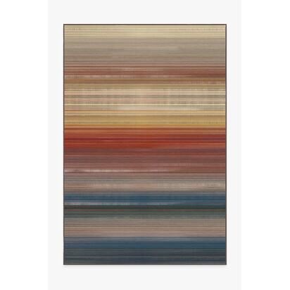 Linear Striped Multicolour Rug - 185 x 275 cm - All-In-One Rug