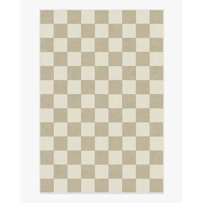 Jaque Checkered Stone Rug - 185 x 275 cm - All-In-One Rug