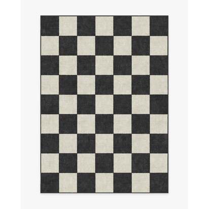 Jaque Checkered Black Rug - 150 x 215 cm - All-In-One Rug