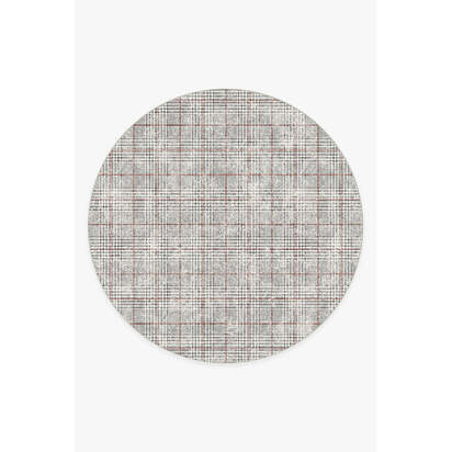 Glen Plaid Rug - 245 Round cm - All-In-One Rug