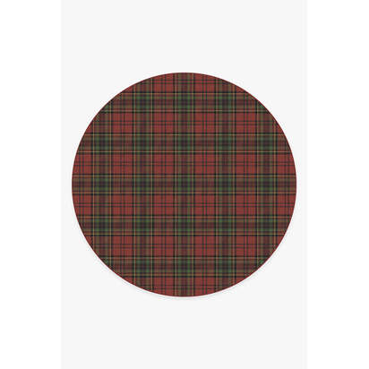 Dress Stewart Tartan Red Rug - 245 Round cm - All-In-One Rug