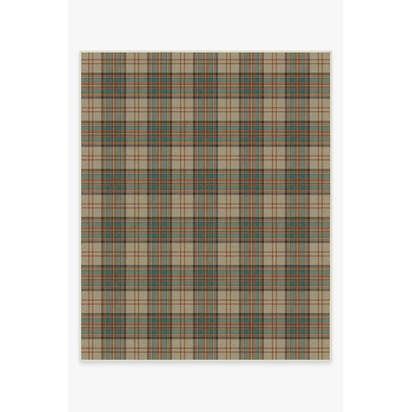 Dress Stewart Tartan Khaki Rug - 245 x 305 cm - All-In-One Rug