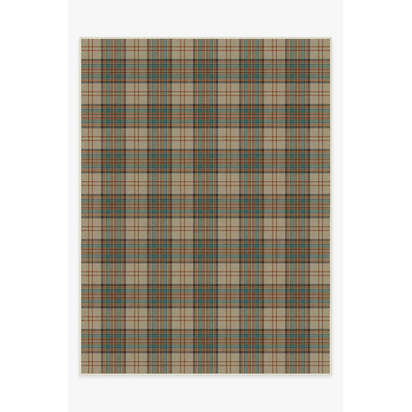 Dress Stewart Tartan Khaki Rug - 275 x 365 cm - All-In-One Rug