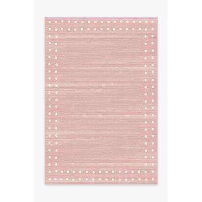 Dot Border Pink Rug - 185 x 275 cm - All-In-One Rug