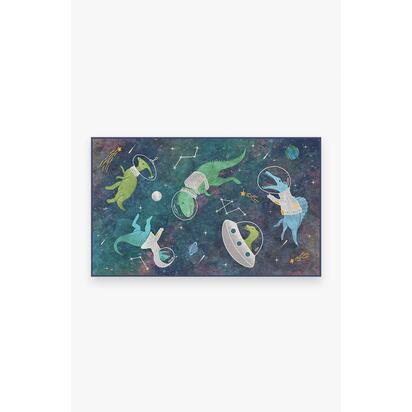 Dinosaurs in Space Rug - 90 x 150 cm - All-In-One Rug