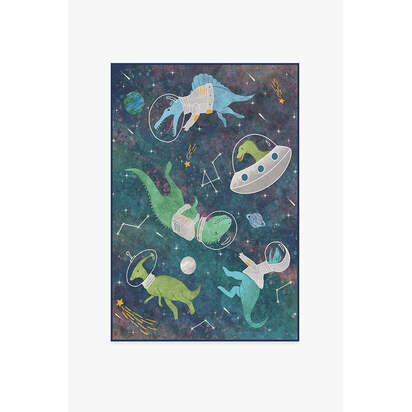 Dinosaurs in Space Rug - 120 x 185 cm - All-In-One Rug