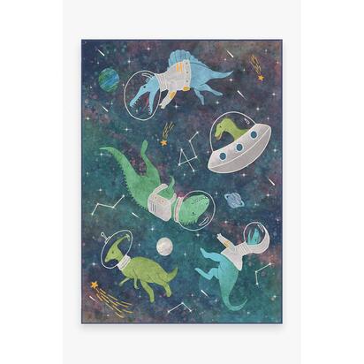 Dinosaurs in Space Rug - 150 x 215 cm - All-In-One Rug