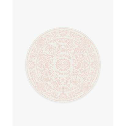 Delphina Powder Pink Rug - 185 Round cm - All-In-One Rug
