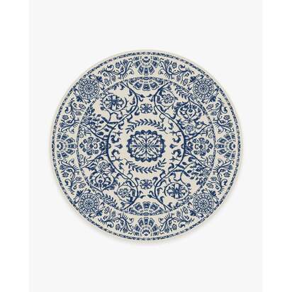 Delphina Delft Blue Rug - 245 Round cm - All-In-One Rug