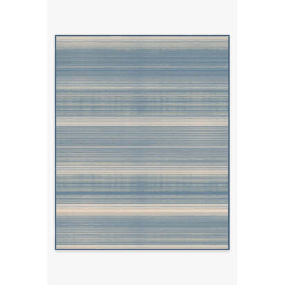 Coastal Linear Stripe Slate Rug - 245 x 305 cm - All-In-One Rug