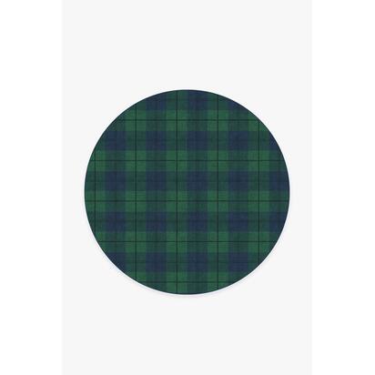 Buffalo Plaid Blackwatch Rug - 185 Round cm - All-In-One Rug