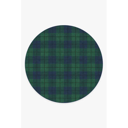 Buffalo Plaid Blackwatch Rug - 245 Round cm - All-In-One Rug
