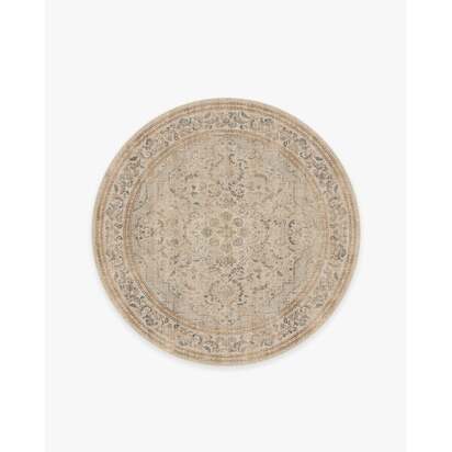 Adeline Ivory Opal Rug - 185 Round cm - All-In-One Rug