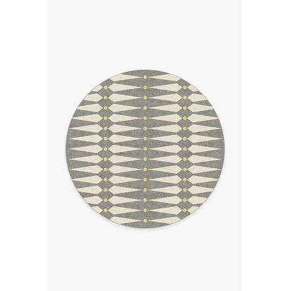 Carnaby Shadow Del Sol Rug by Jonathan Adler - 185 Round cm - All-In-One Rug