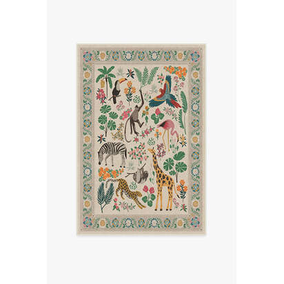 Jingle Jungle Rug by Iris Apfel - 120 x 185 cm - All-In-One Rug