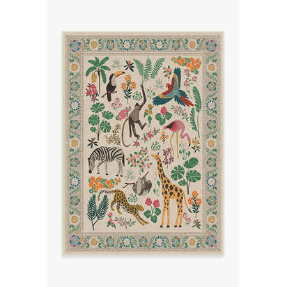 Jingle Jungle Rug by Iris Apfel - 150 x 215 cm - All-In-One Rug