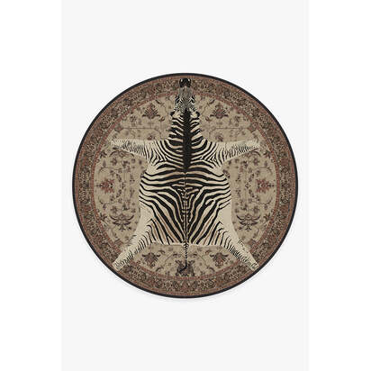 On Safari Hazel Rug by Iris Apfel - 245 Round cm - All-In-One Rug