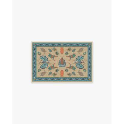 Flutterby Multicolor Rug by Iris Apfel - 60 x 90 cm - All-In-One Rug