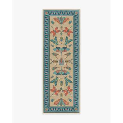 Flutterby Multicolor Rug by Iris Apfel - 75 x 215 cm - All-In-One Rug