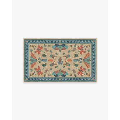 Flutterby Multicolor Rug by Iris Apfel - 90 x 150 cm - All-In-One Rug