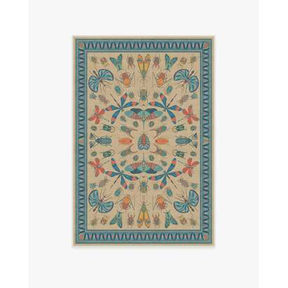 Flutterby Multicolor Rug by Iris Apfel - 120 x 185 cm - All-In-One Rug