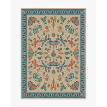 Flutterby Multicolor Rug by Iris Apfel - 150 x 215 cm - All-In-One Rug