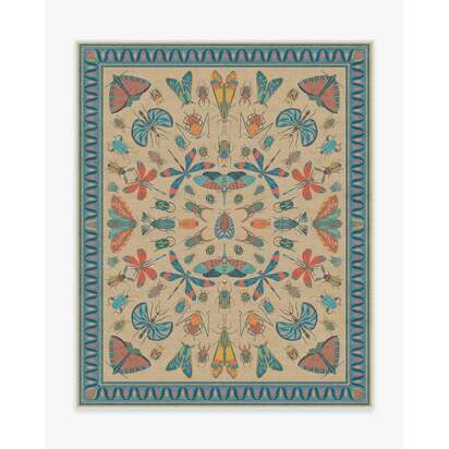 Flutterby Multicolor Rug by Iris Apfel - 245 x 305 cm - All-In-One Rug
