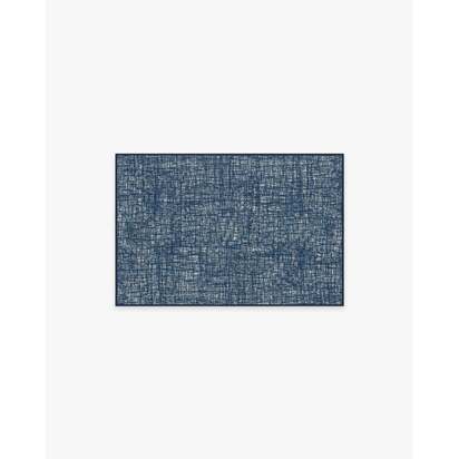 Crosshatch Sapphire Rug - 60 x 90 cm - All-In-One Rug